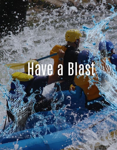 White water rafting Adventure - bluffs